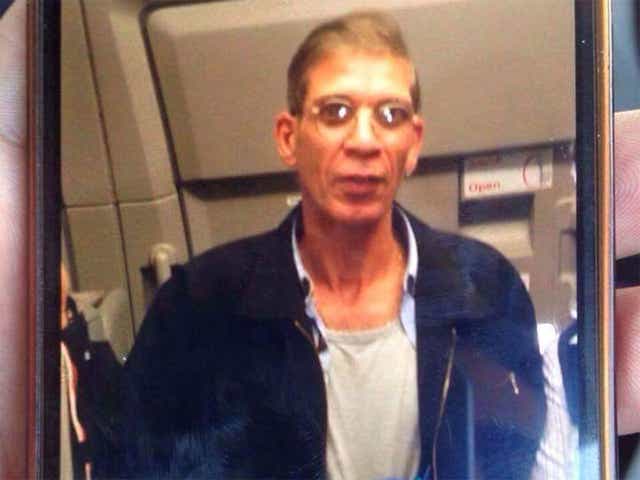 Image purports to show the EgyptAir hijacker Seif Eldin Mustafa