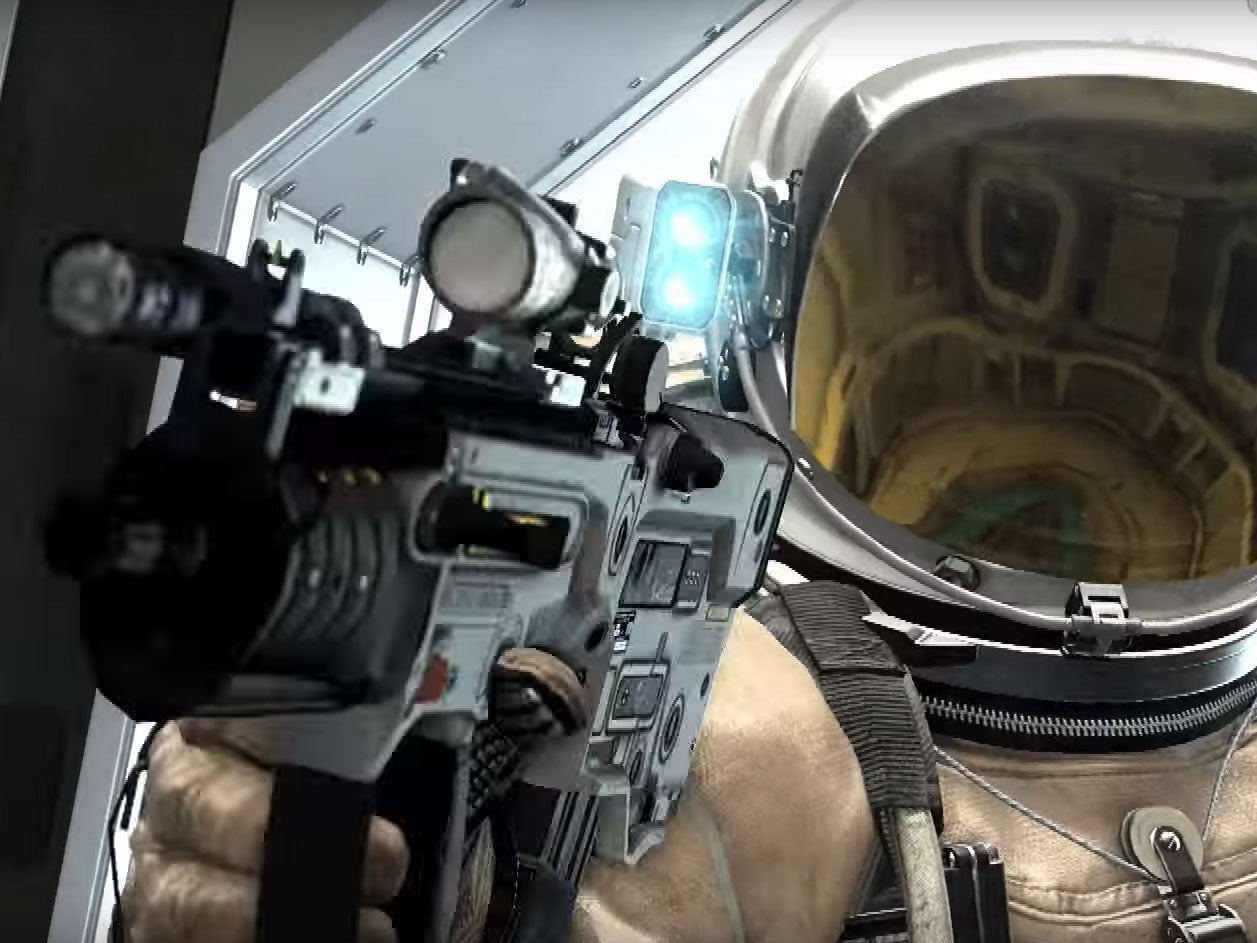 A screenshot from Call of Duty: Ghosts, Infinity Ward's last Call of Duty game