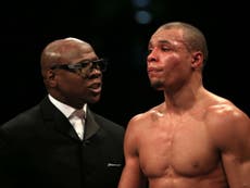 Eubank Jr 'eased off' after father's warning during Blackwell fight