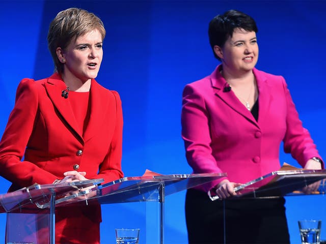 Nicola Sturgeon, left, and Ruth Davidson have published details of their tax returns