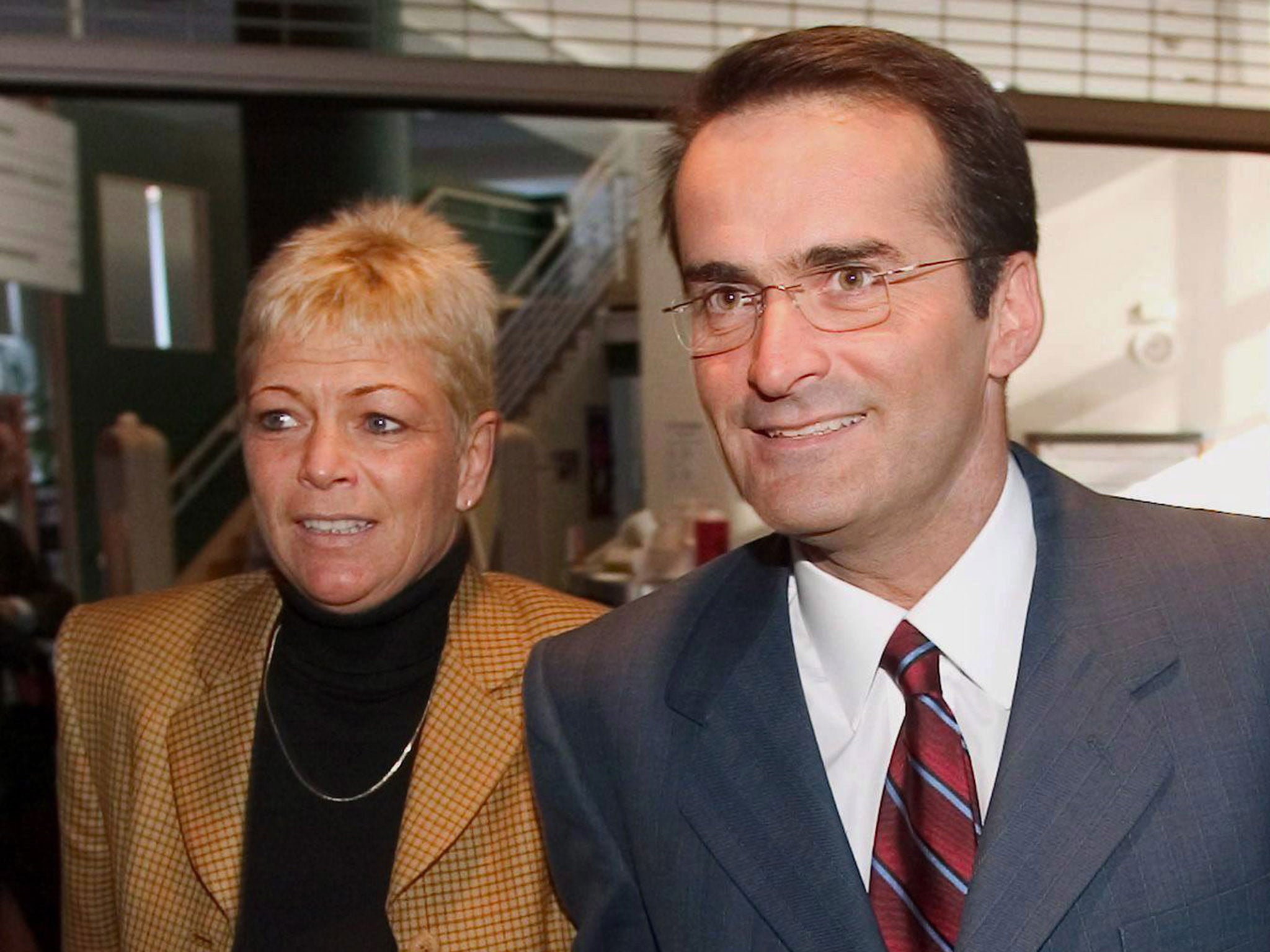 Jean Lapierre and his wife Nicole Beaulieu in 2004