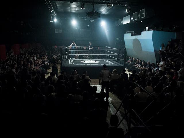 The crowd before the start of the show in Camden