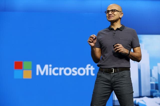 Microsoft CEO Satya Nadella has tried to defuse the row with staff