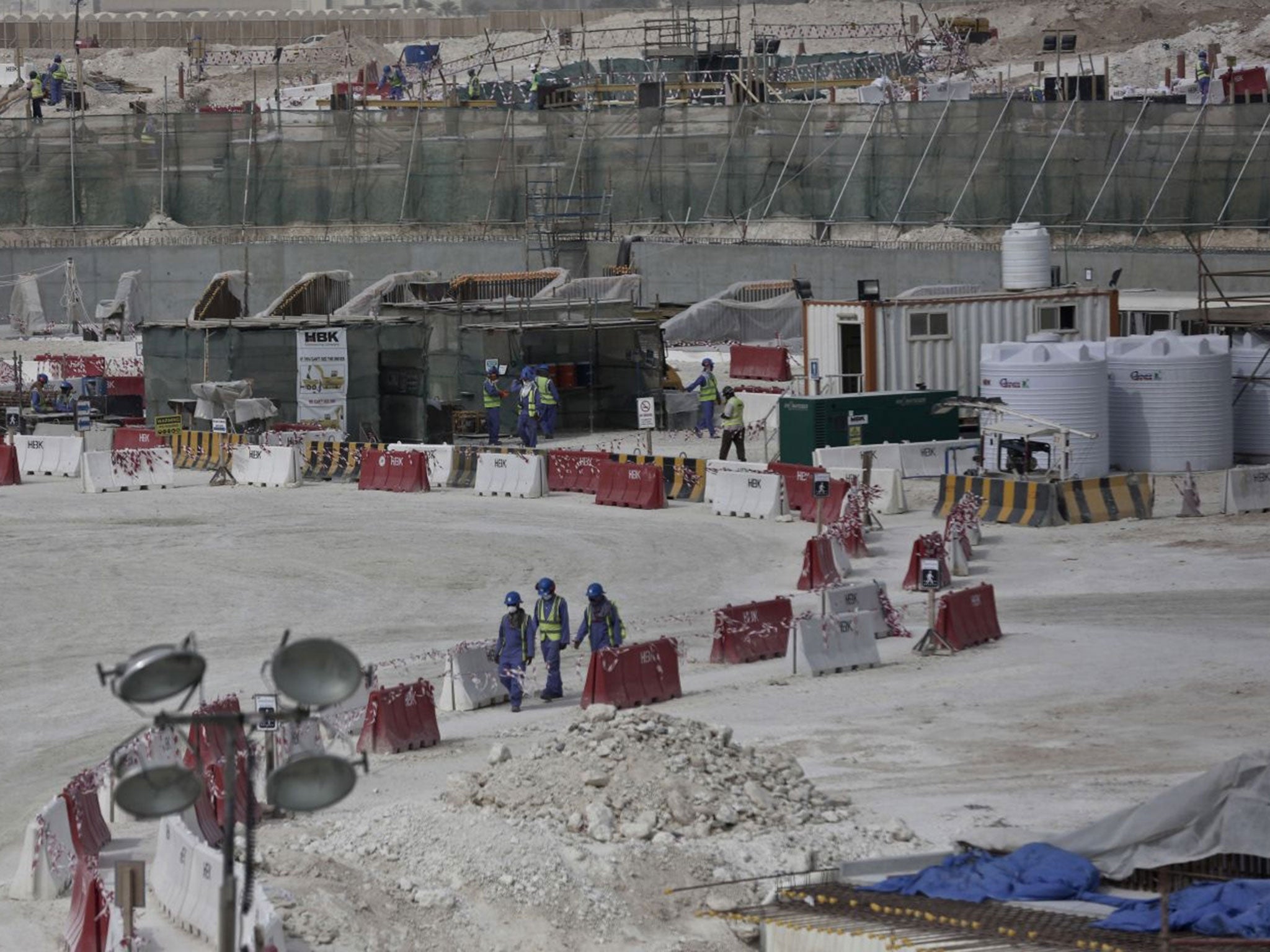 Working conditions at Qatar 2022 venues have been under intense scrutiny