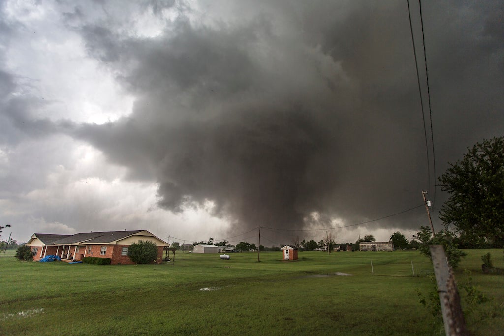 Storms across the US South put 8 million at risk.
