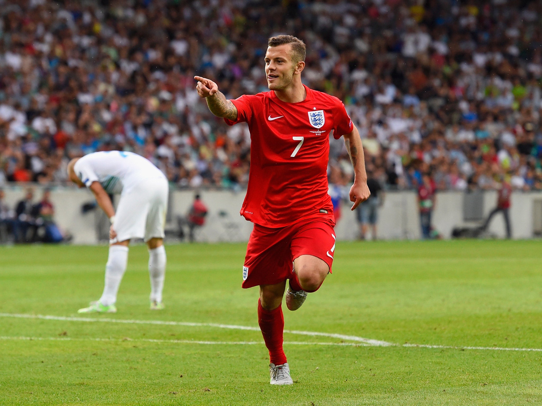 Jack Wilshere last played for England in June 2015