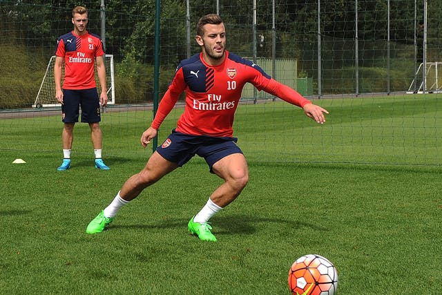 Jack Wilshere has returned to Arsenal first-team training
