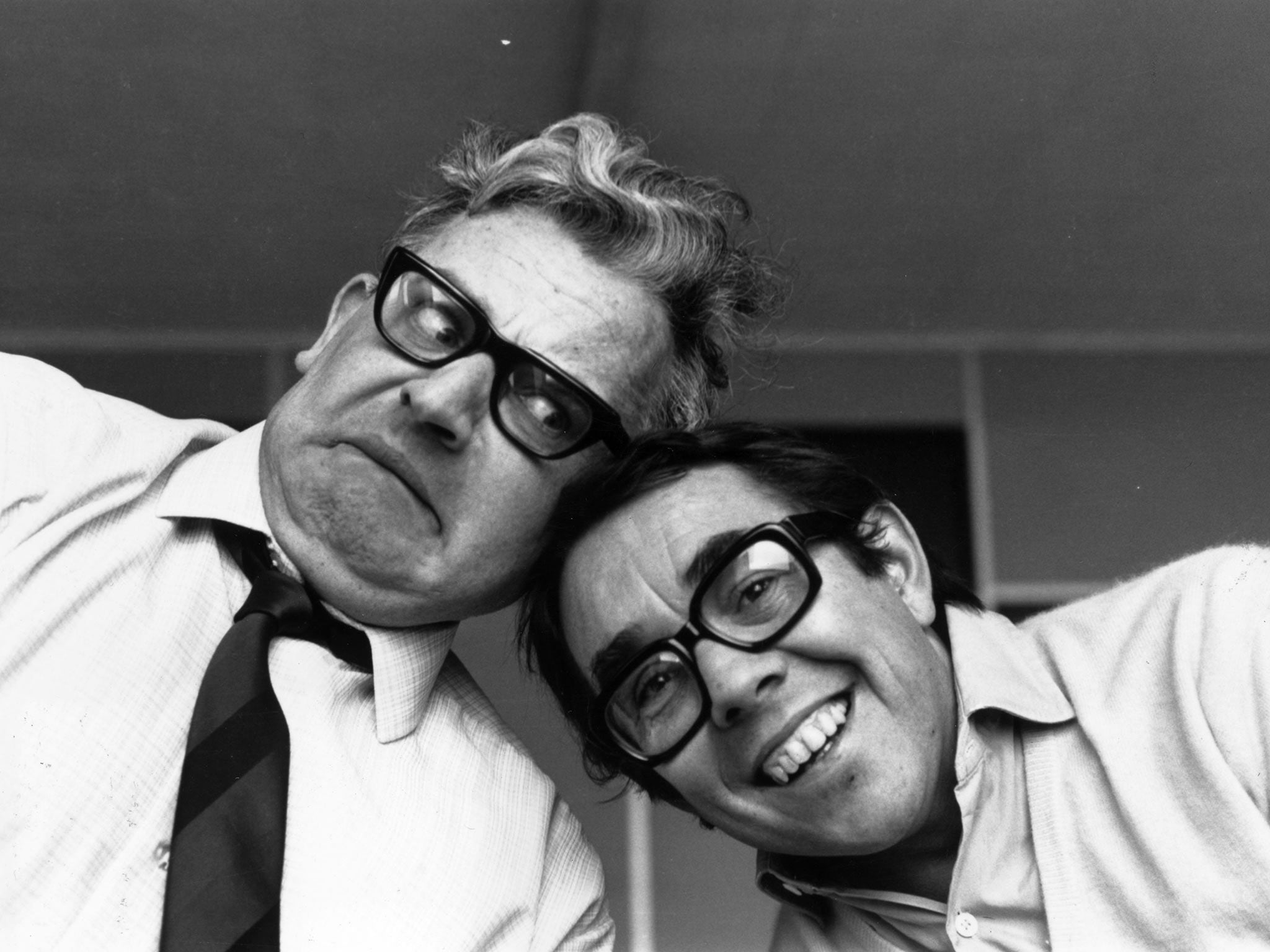Ronnie Corbett (right) with comedic partner Ronnie Barker in 1969