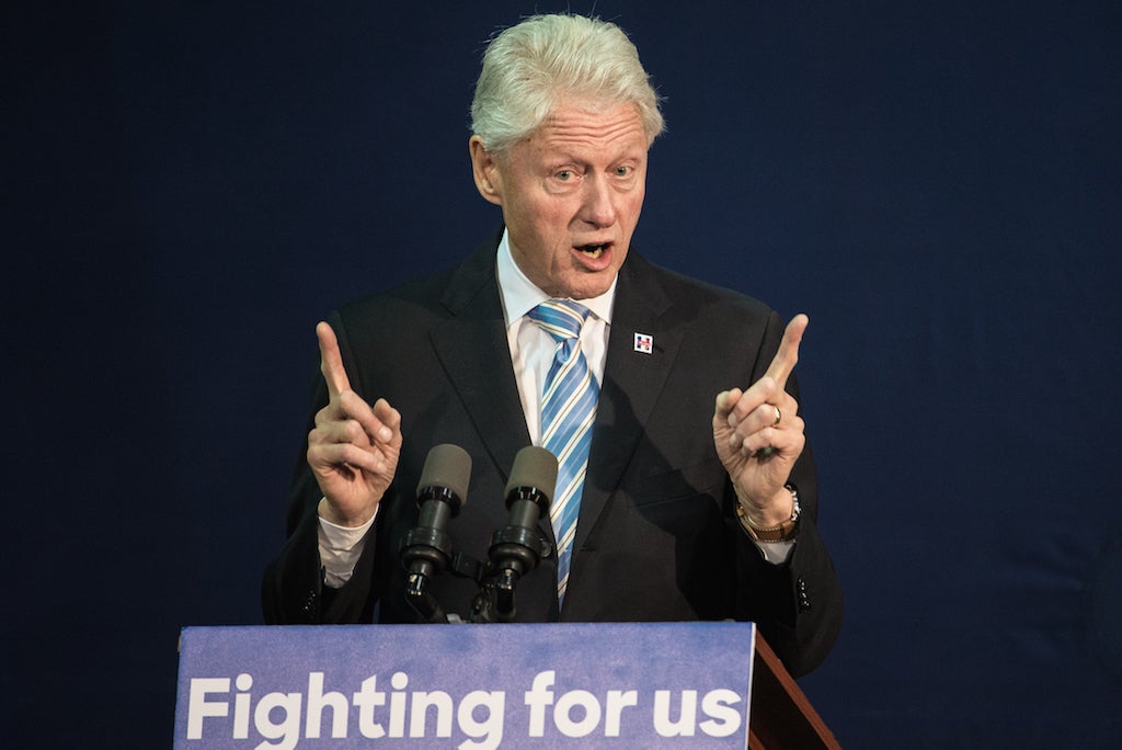 Bill Clinton launched New York tour to campaign for Hillary.