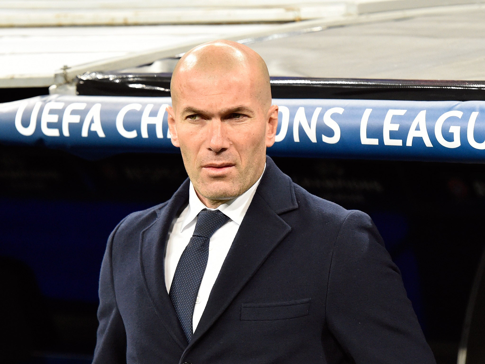 Real Madrid manager Zinedine Zidane will take charge of his first El Clasico