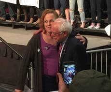 Bernie Sanders first candidate to be introduced by transgender person