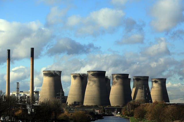 The Ferrybridge coal-fired power plant in Yorkshire closed after 50 years