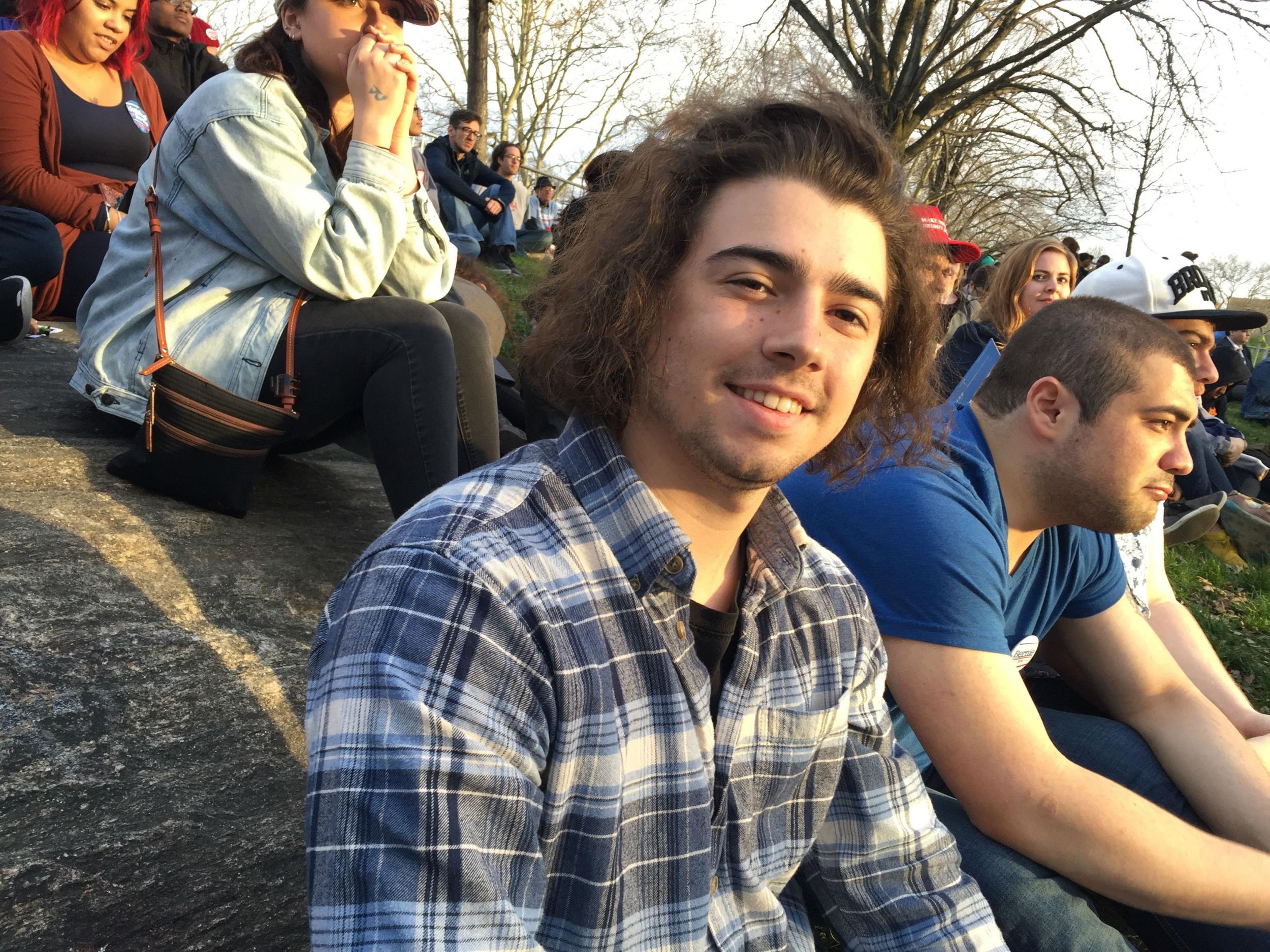 
Matt Shea said he was concerned about the amount of corporate money in politics Andrew Buncombe/The Independent 