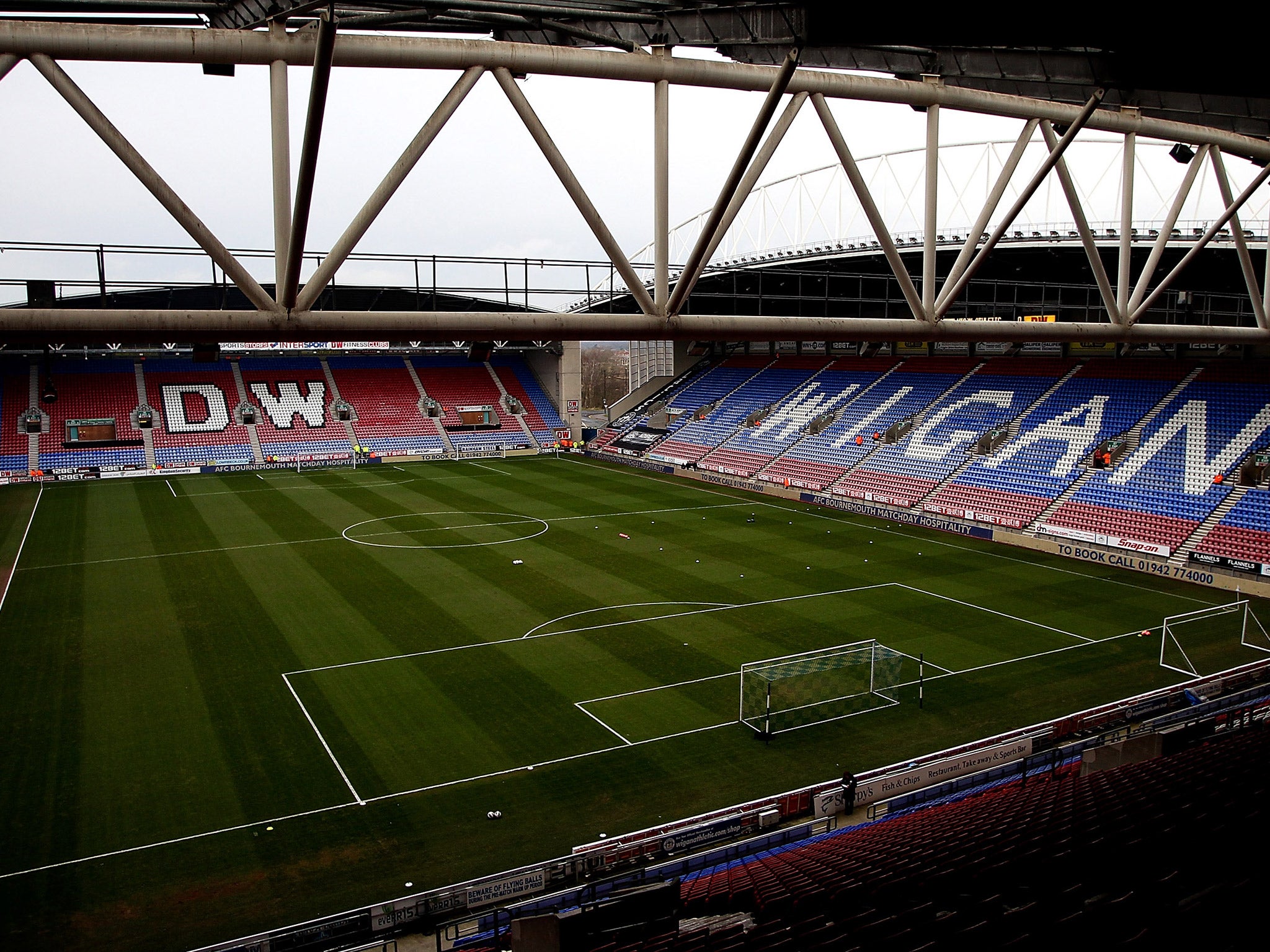 Wigan's DW Stadium could be another option for Liverpool