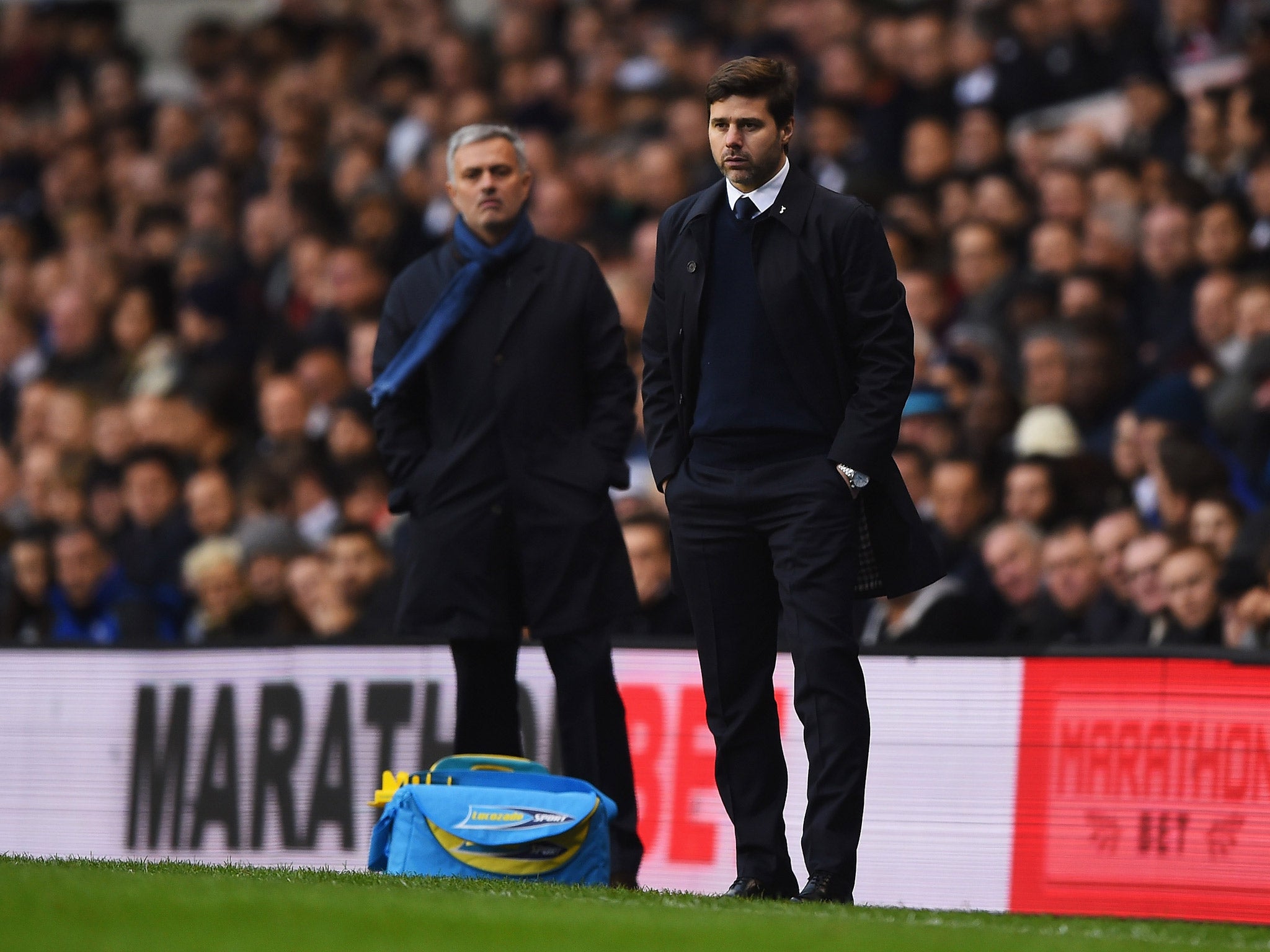 Mauricio Pochettino is believed to have moved ahead of Jose Mourinho in the race to become the next Manchester United manager