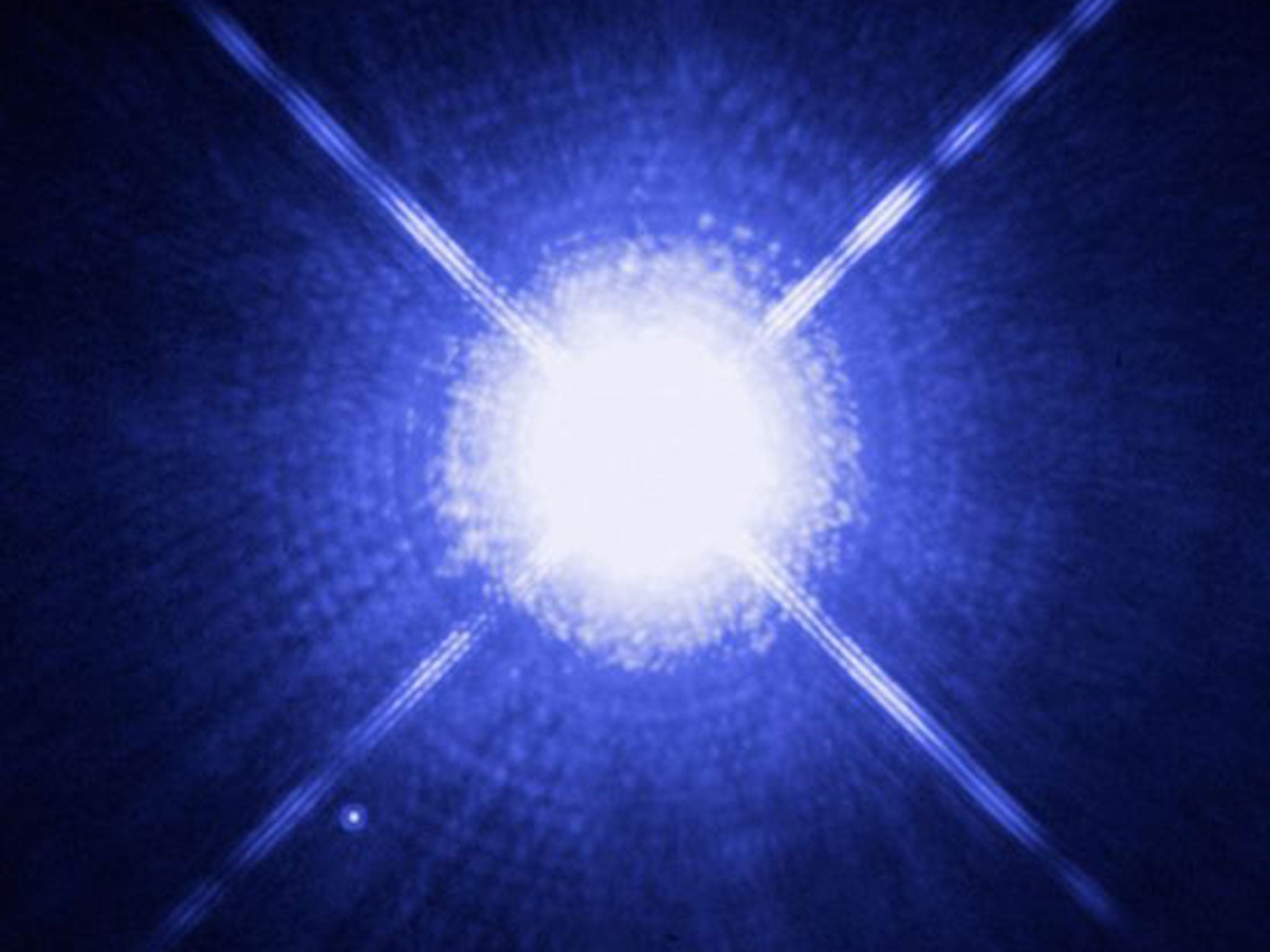 Typical white dwarfs, like this one, have an atmosphere dominated by hydrogen and helium, light gases that float to the top and block the star from view