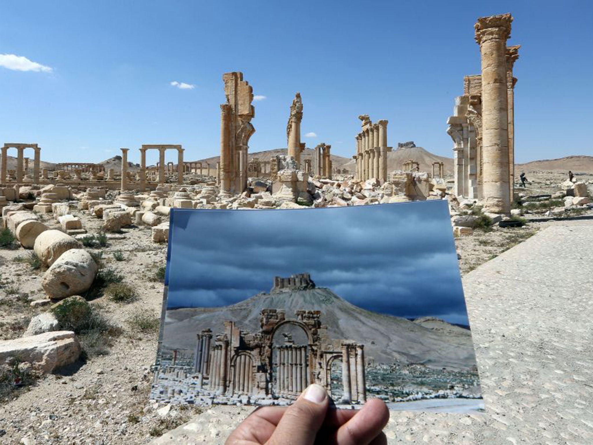 Palmyra: Photographer's powerful before and after photos show ...