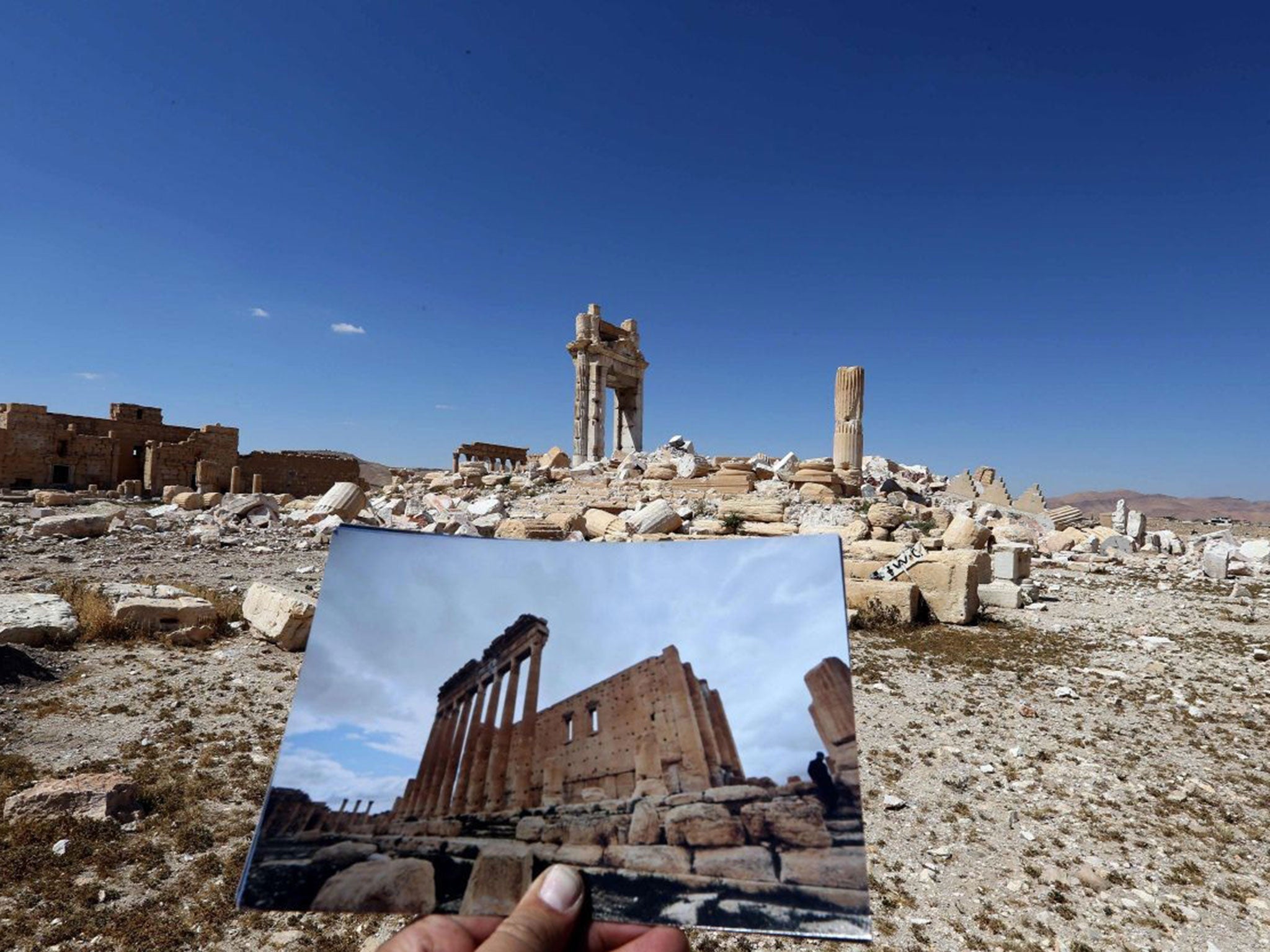 Palmyra: Photographer's powerful before and after photos show ...