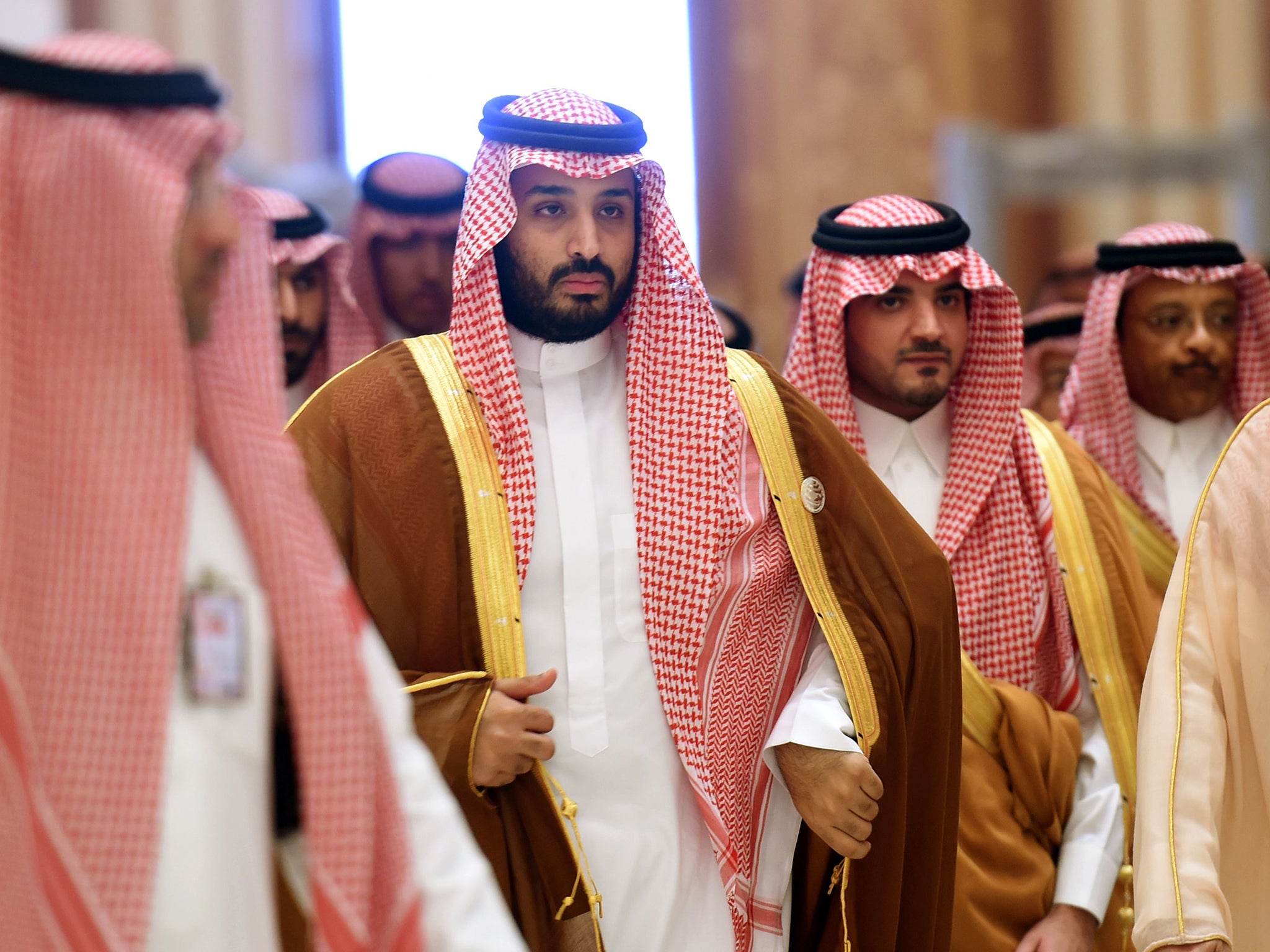 Prince Mohammed bin Salman said that Riyadh, the capital of Saudi Arabia, needed to cut its dependence on crude oil revenue.