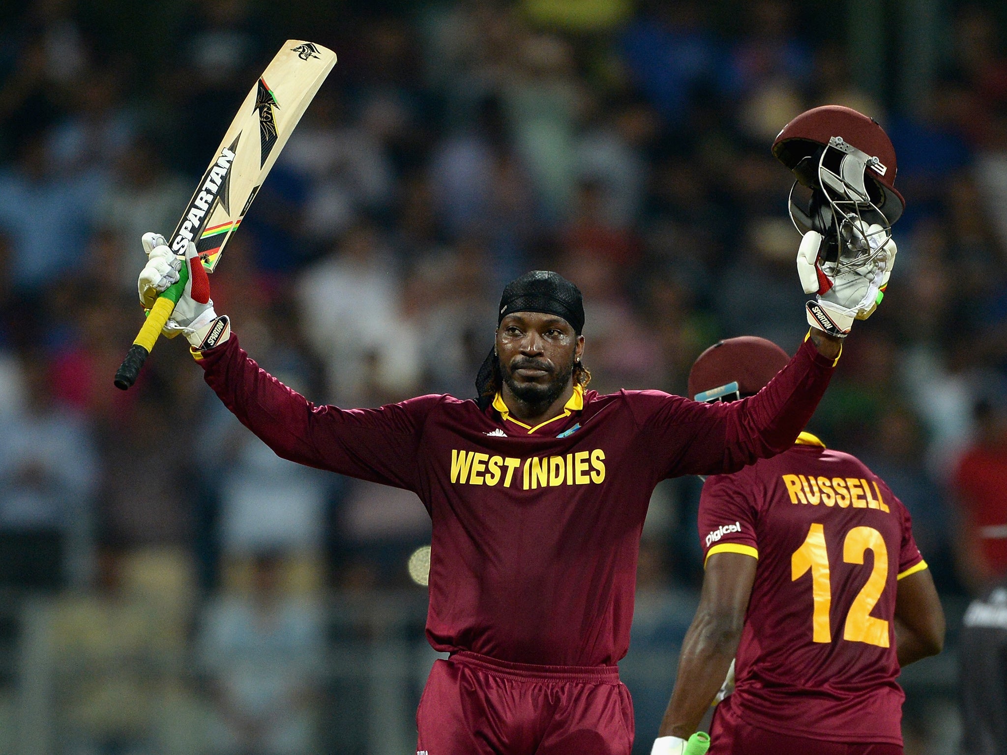 West Indies batsman Chris Gayle