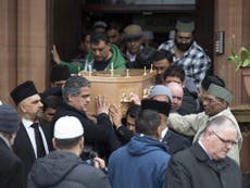 Asad Shah funeral: Glasgow community pay respects to Muslim shopkeeper killed after posting Easter message on Facebook