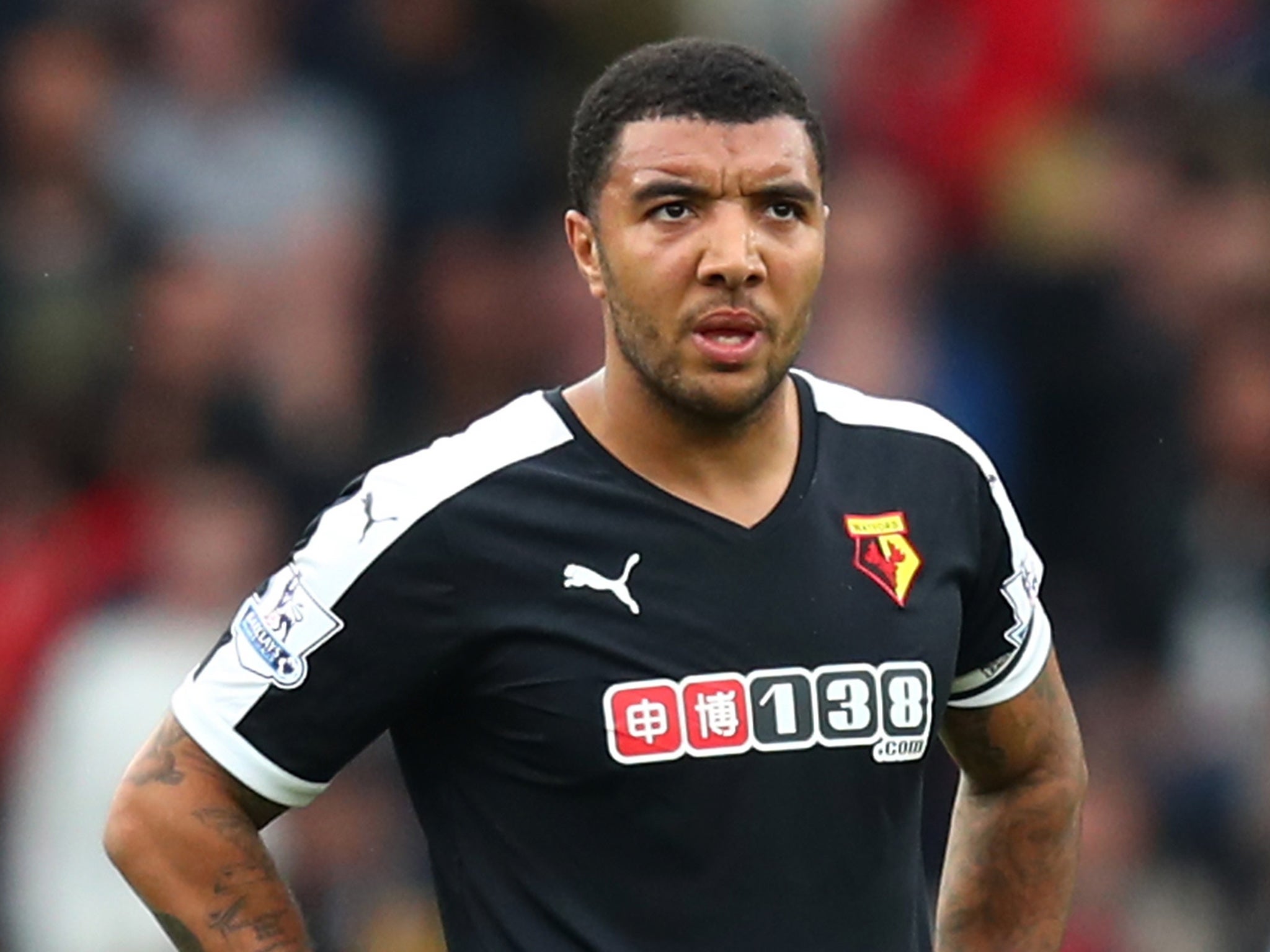 Watford striker Troy Deeney