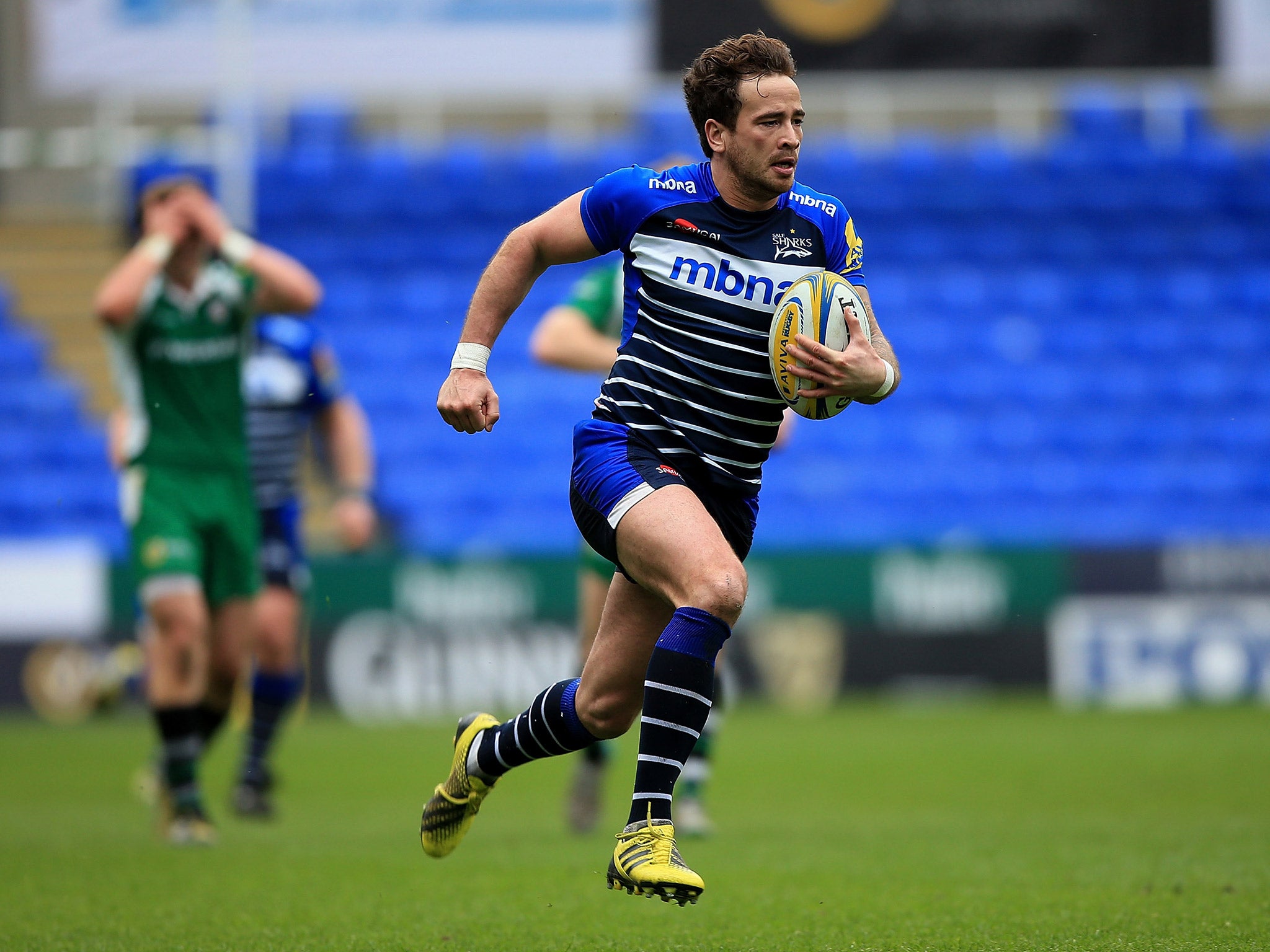Danny Cipriani's interception try secured the win for Sale Sharks
