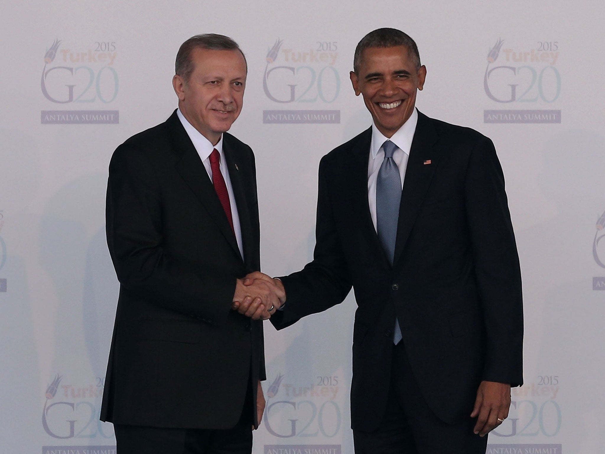 Mr Obama said he was 'troubled' by the media clampdown in Turkey