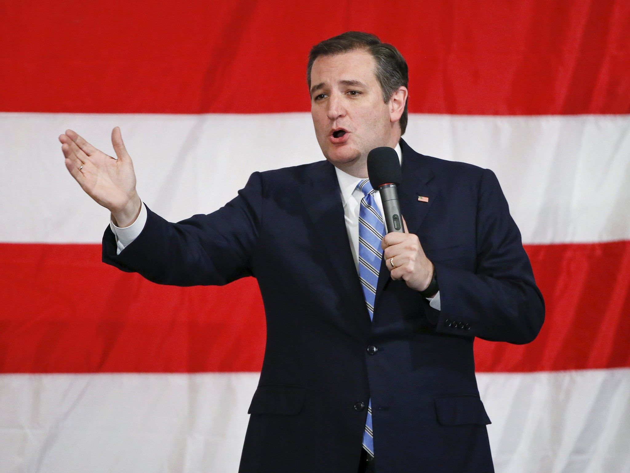 Ted Cruz has also taken a hardline stance on immigration