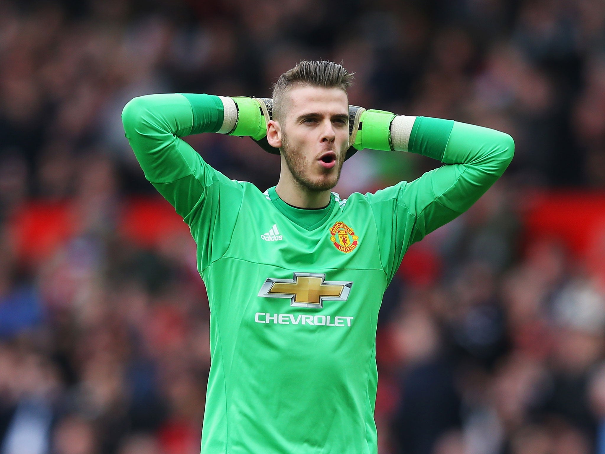 &#13;
Manchester United goalkeeper David De Gea (2016 Getty Images)&#13;