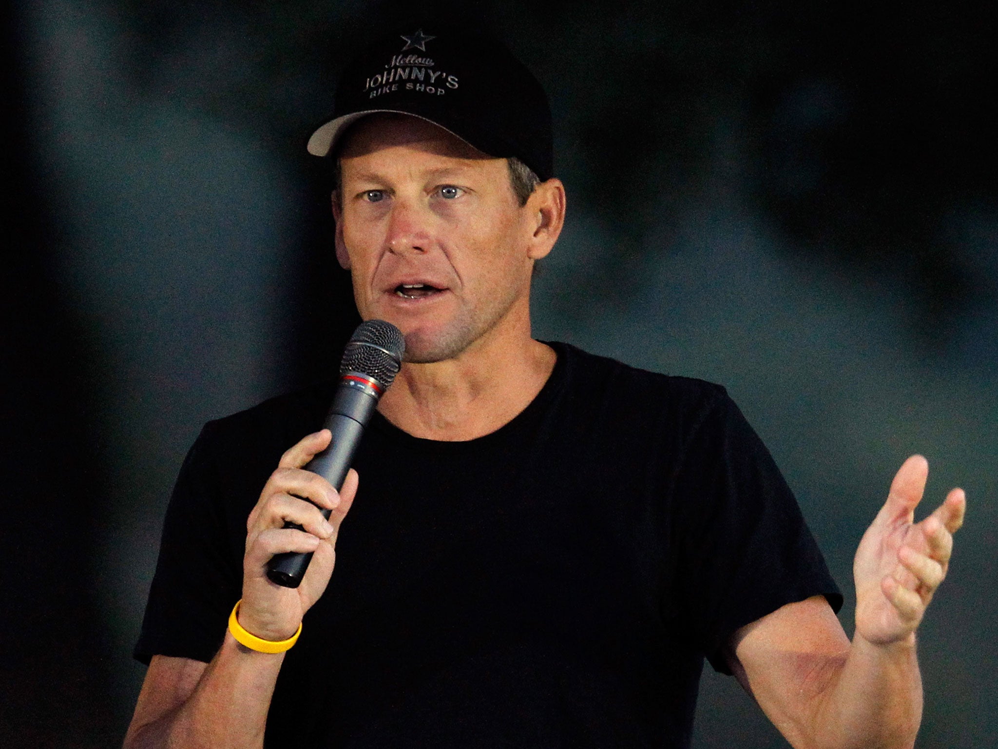 Lance Armstrong was caught using banned substances
