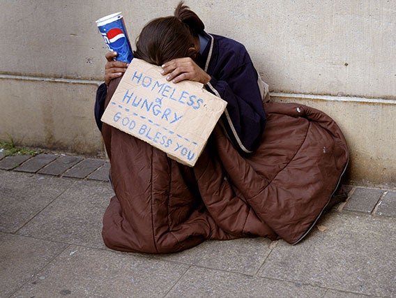 Homelessness can take many forms, from living rough, to staying in temporary accommodation such as hostels or refuges