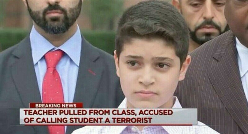 Waleed Abushaaban will remain at the school but his parents want the teacher to be fired
