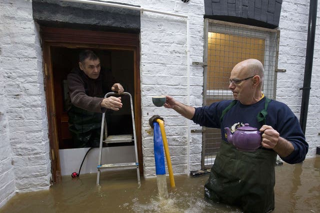 About 500 properties were flooded in York when the Foss and Ouse burst their banks in December 2015
