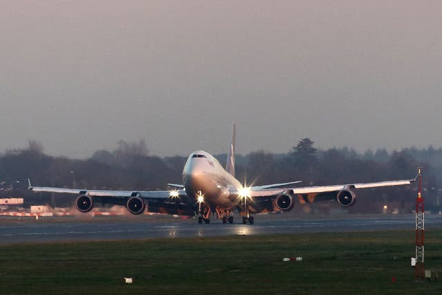 The 24-year-old man was arrested before boarding a flight at Gatwick