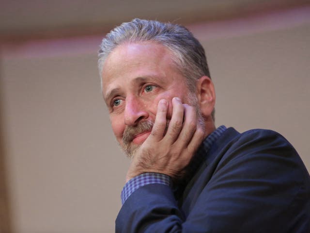 Jon Stewart attends a 2015 Farm Sanctuary gala in New York City <em>Getty Images/Brent N. Clark</em>