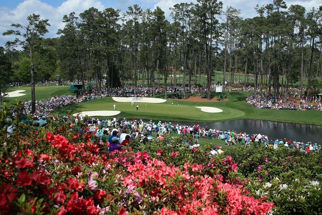 A view of the Augusta course