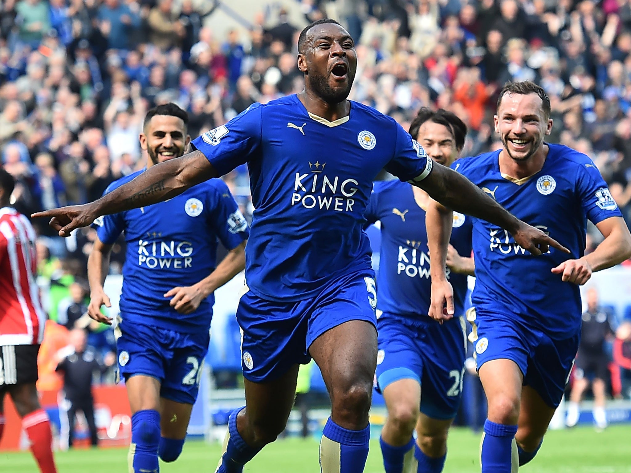 
Leicester City's Wes Morgan 