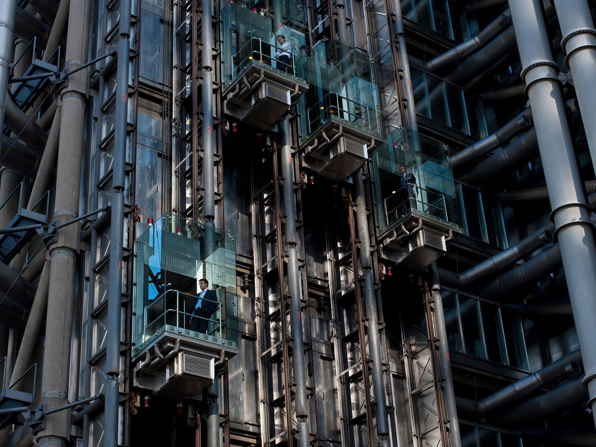 The Lloyd’s building in London