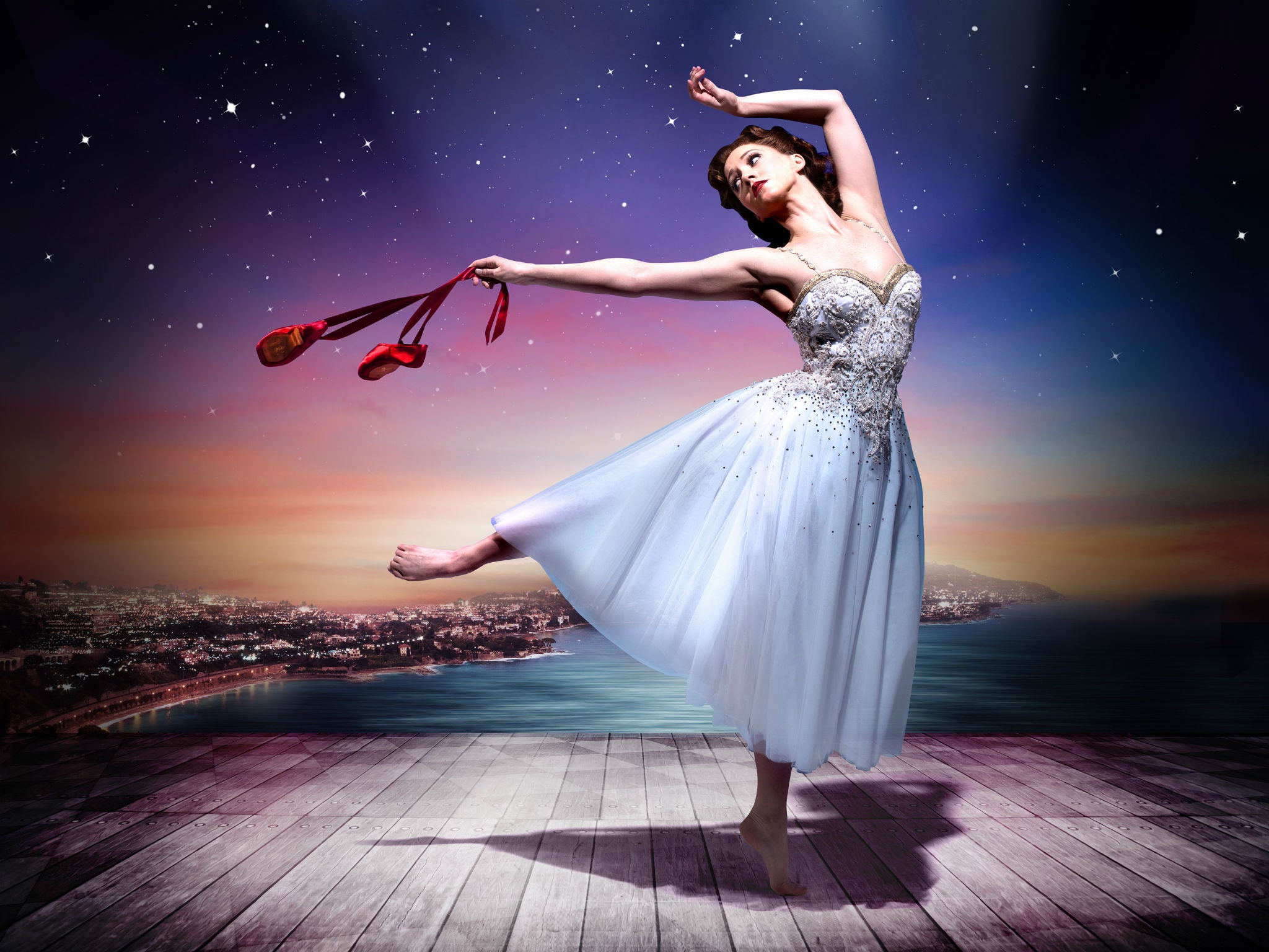 Ashley Shaw as Victoria Page in Matthew Bourne's upcoming ballet The Red Shoes