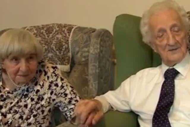 Nora Jackson and Roy Vickerman reunited after 70 years apart