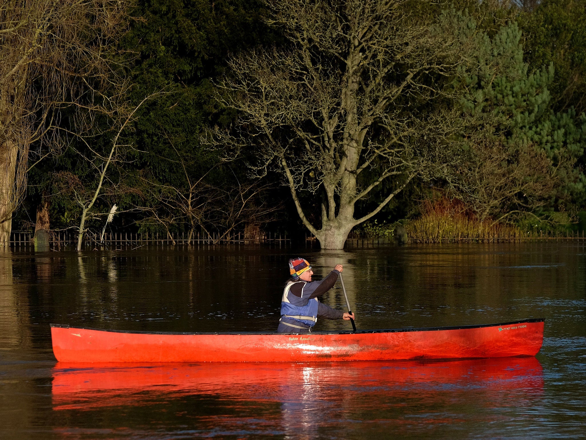 The man's kayak (not pictured) was found drifting