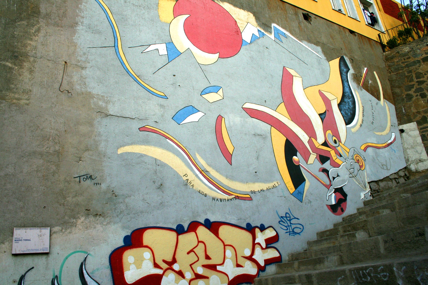 Street art at Museo de Cielo Abierto