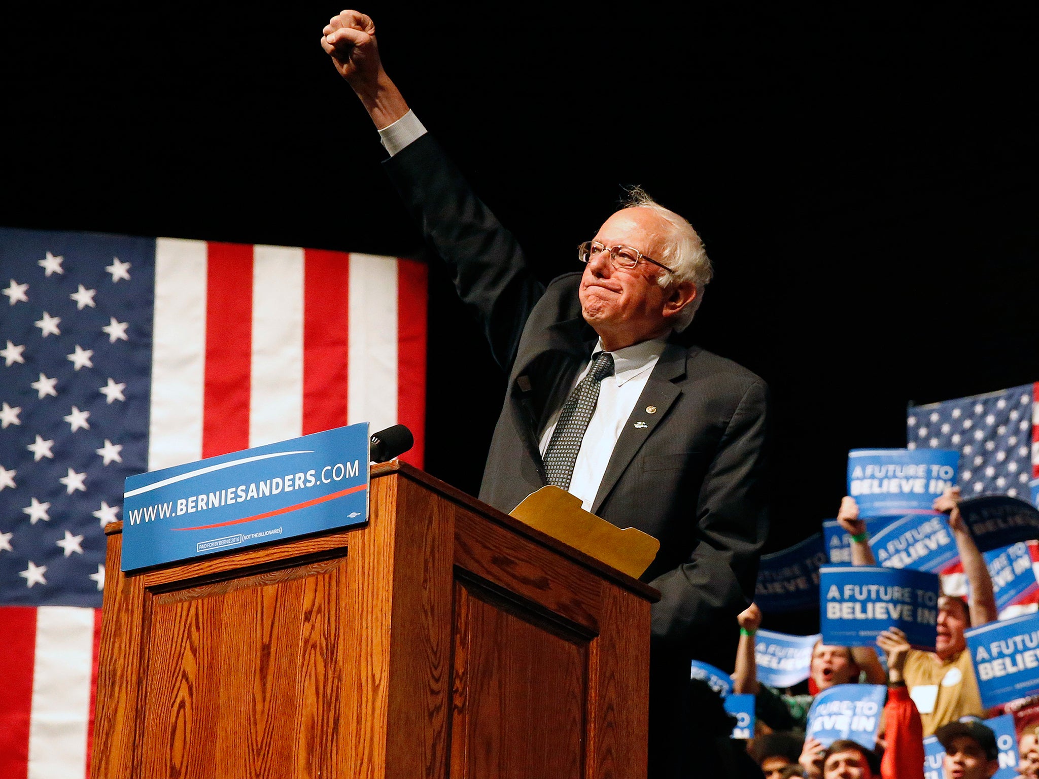Mr Sanders' grassroots campaign is funded by 3 million small donors