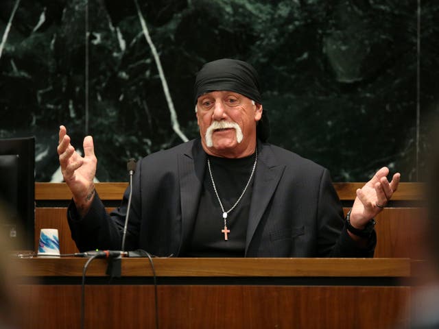 Hulk Hogan testifies in case against Gawker <em>Pool / Getty Images</em>