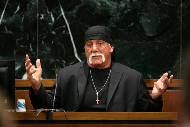 Hulk Hogan testifies in case against Gawker <em>Pool / Getty Images</em>