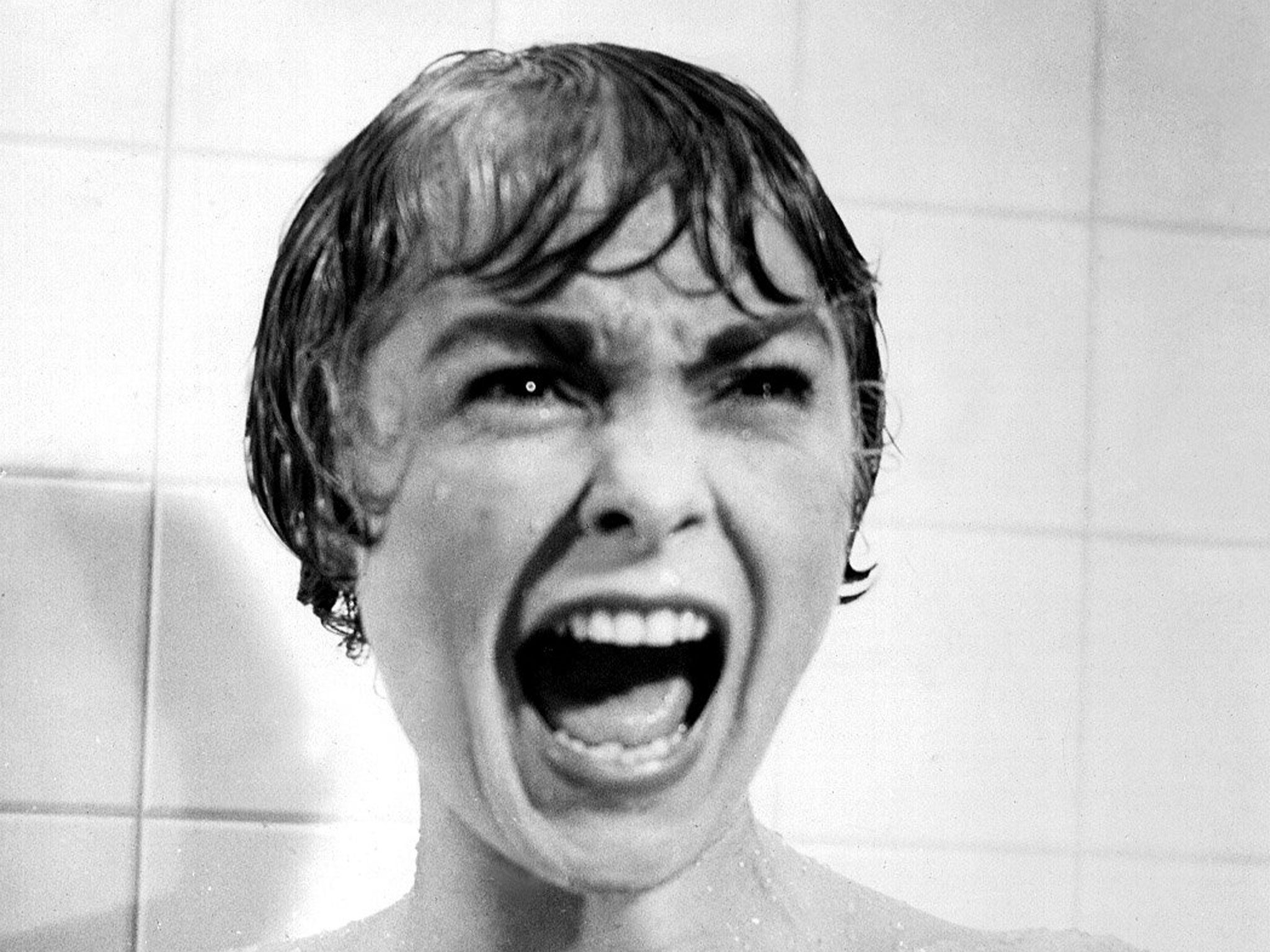 Horrifying: Janet Leigh in Psycho's infamous shower scene