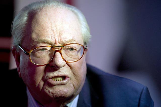 Jean Marie Le Pen founded the Front National party in 1972