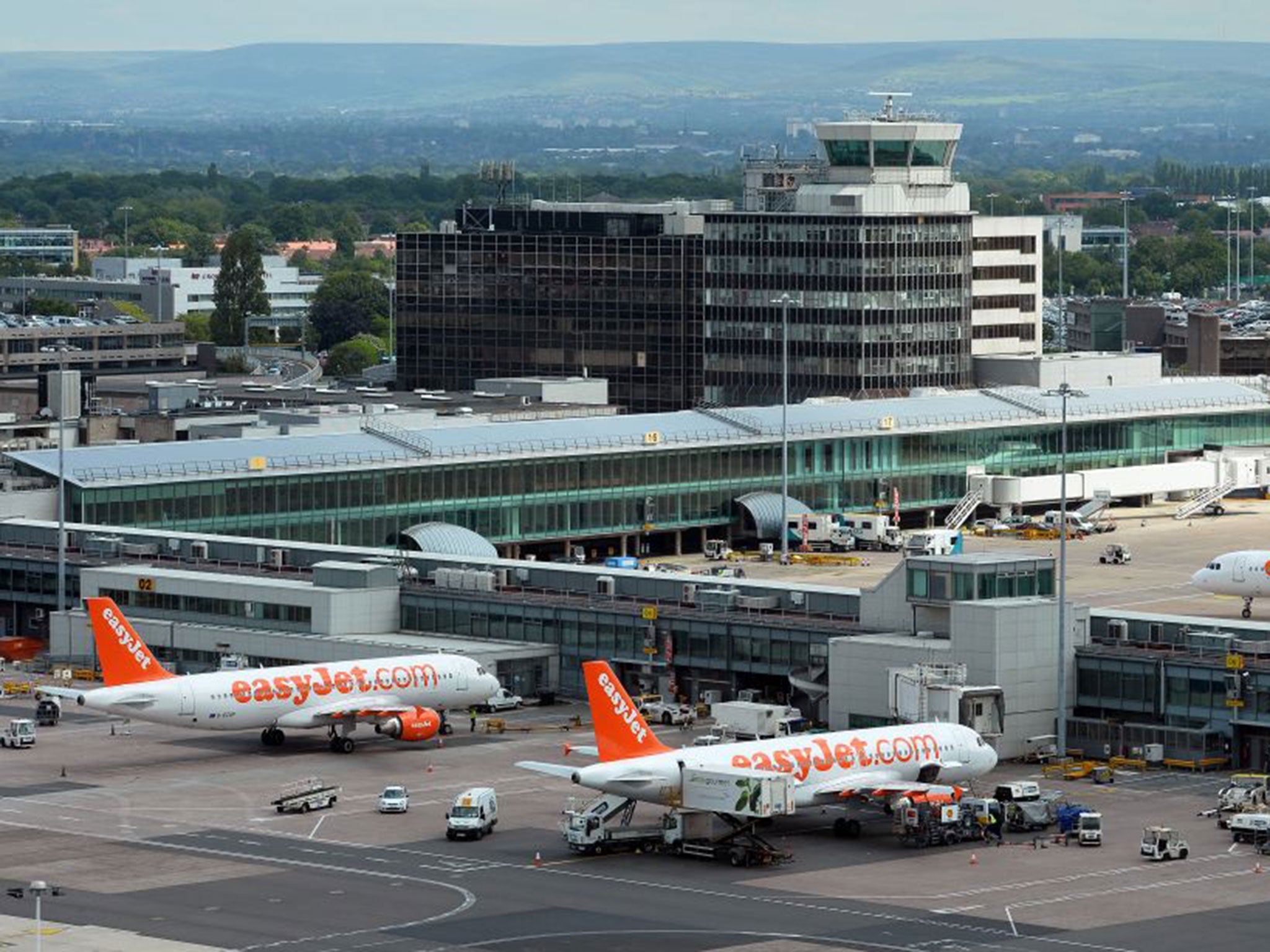 <p>EasyJet planes</p>