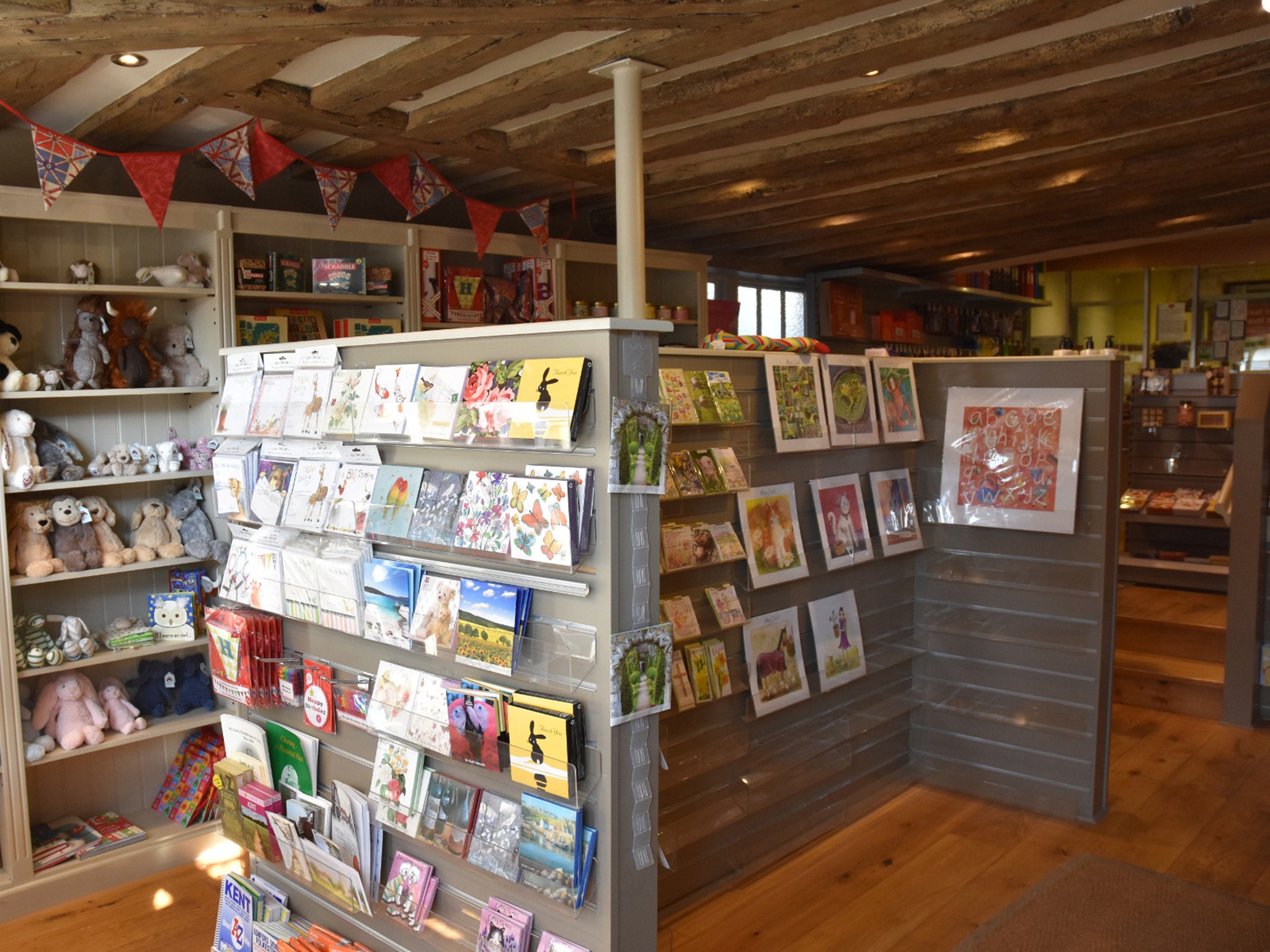 Inside the couple's shop in Charing, Kent